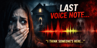 Her Last Voice Note Still Haunts Me… What She Whispered Before Disappearing Will Chill You to the Bone last voice note horror story thumbnail girl scared phone message she vanished mystery